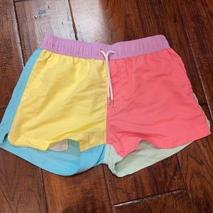 Colorblock waterproof/fishing shorts/swim trunks